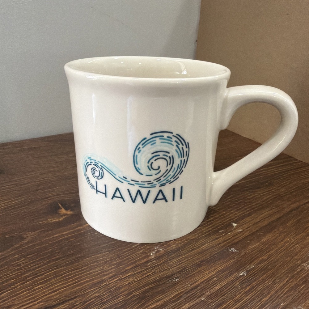 2013 Starbucks Coffee Mug Cup Hawaii Blue Wave 14oz Collectors Series